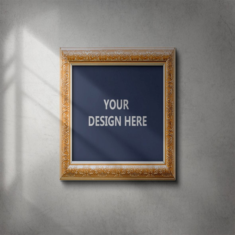 فایل ماکت قاب نقاشی هنری - Art Painting Frame Mockup