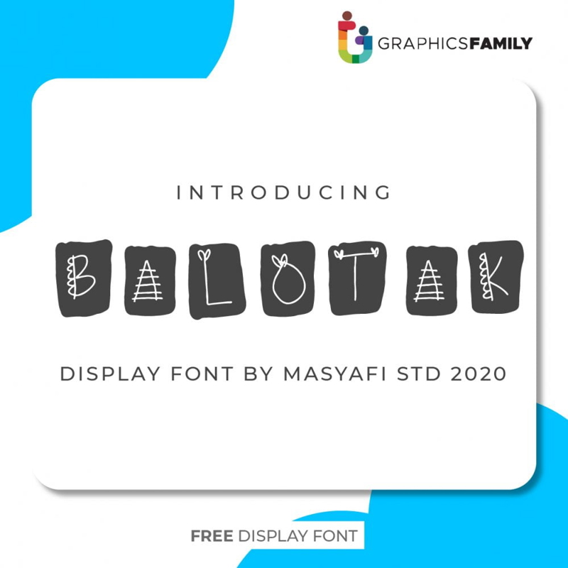 فایل فونت بالوتک - Balotak Font
