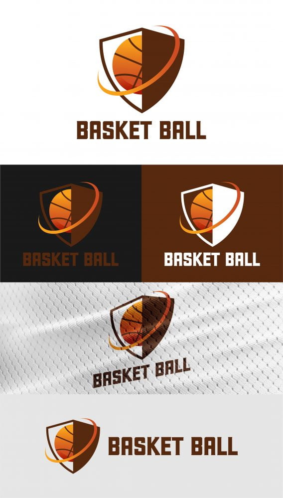 فایل طراحی لوگو بسکتبال - Basketball Logo Design