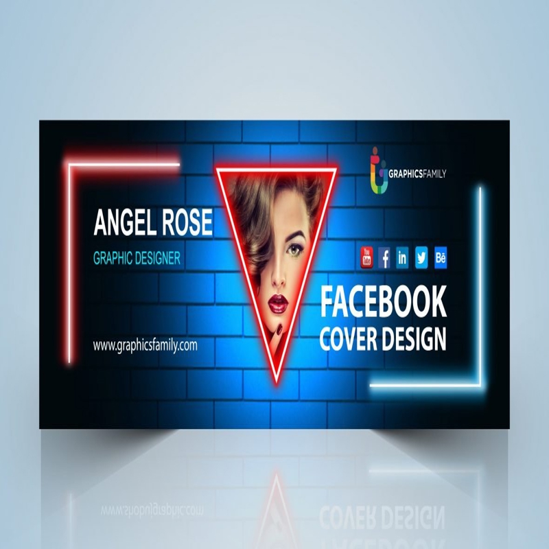 فایل قالب طراحی جلد فیسبوک زیبایی psd - Beauty Facebook cover design template psd