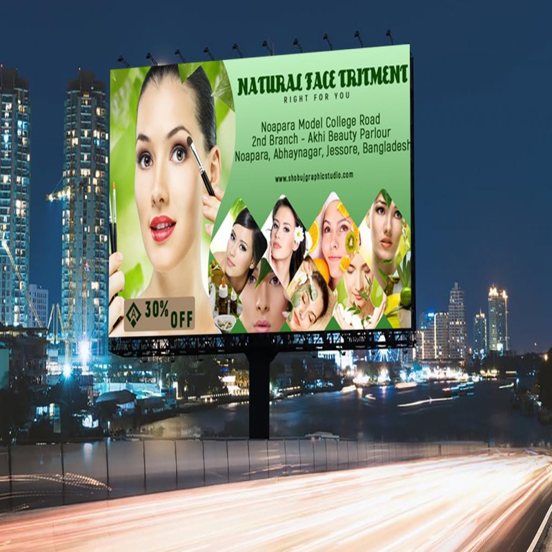 فایل قالب بنر PSD بیلبورد سالن زیبایی - Beauty Parlour Billboard PSD Banner Template