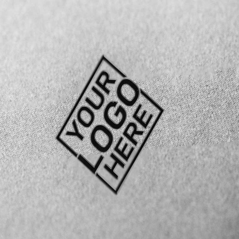 فایل موکاپ لوگو گلدوزی شده مشکی - Black Embroidered Logo Mockup