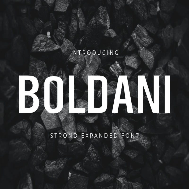فایل فونت بلدانی - Boldani Font