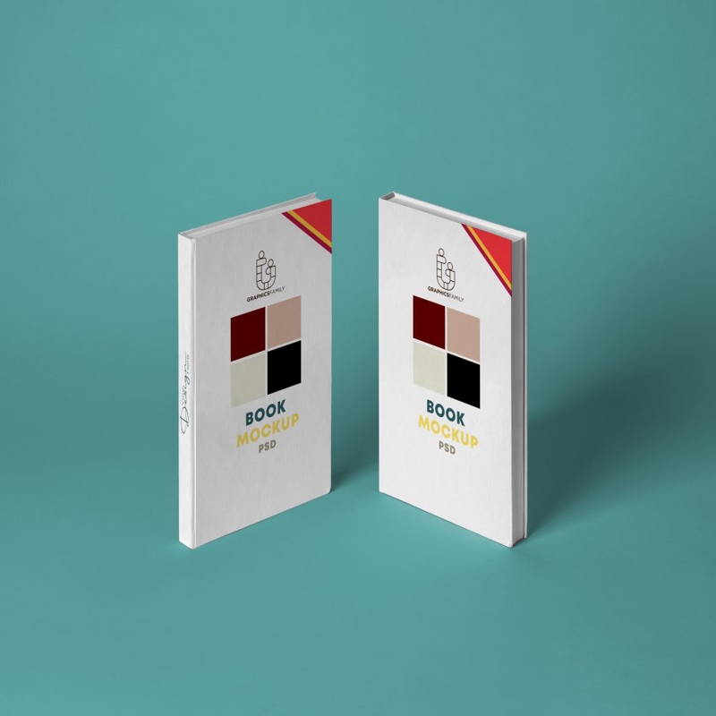 فایل ماکت طراحی کتاب - Book Design Mockup