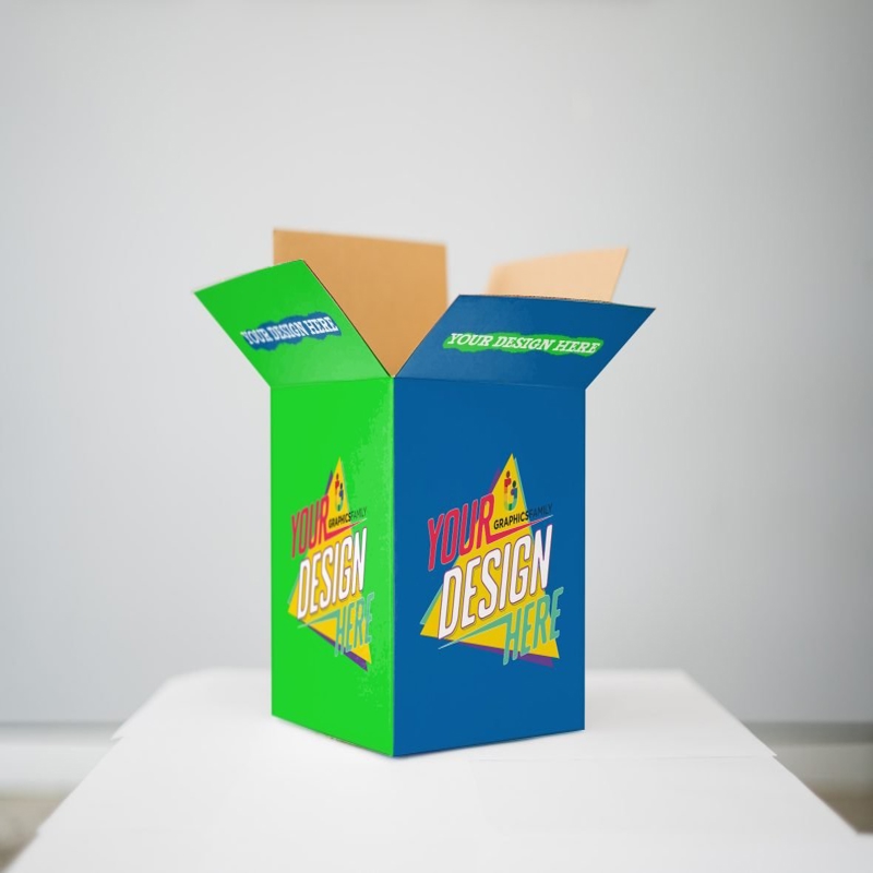 فایل ماکت طراحی جعبه - Box Design Mockup