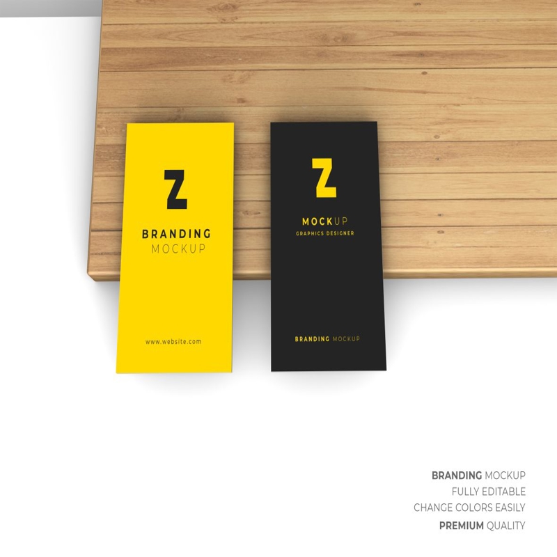 فایل موکاپ کارت ویزیت برندسازی - Branding Business Card Mockup