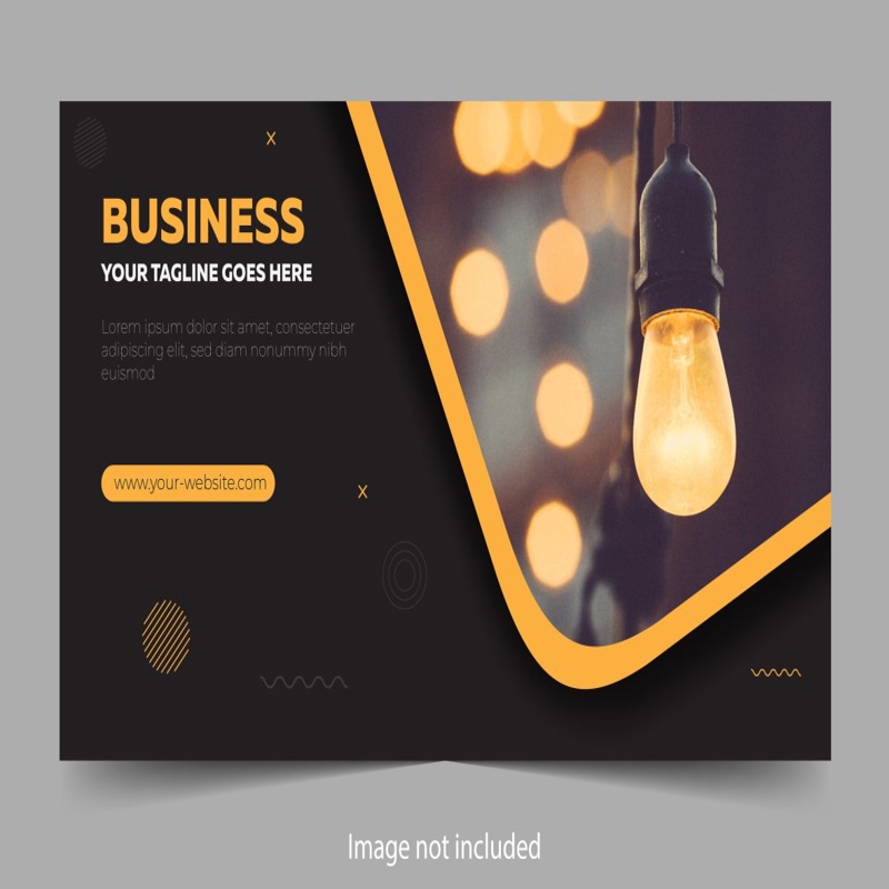 فایل قالب بنر وب و کاور فیسبوک برندسازی - Branding Facebook cover and web banner template