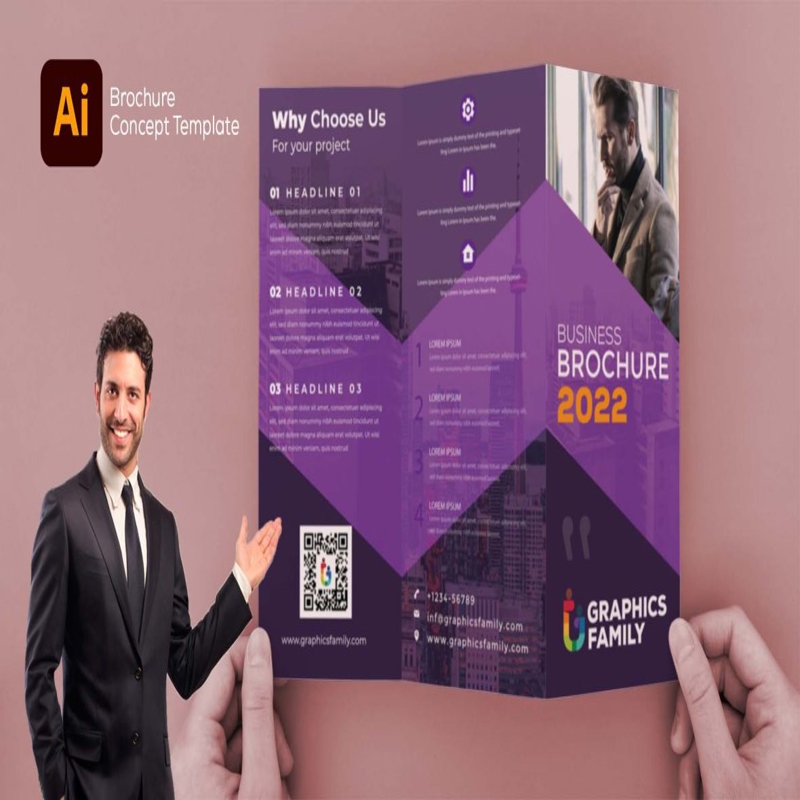 فایل الگوی مفهومی بروشور - Brochure Concept Template
