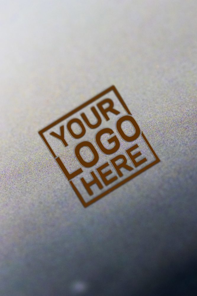 فایل موکاپ لوگو قهوه‌ای - Brown Logo Mockup