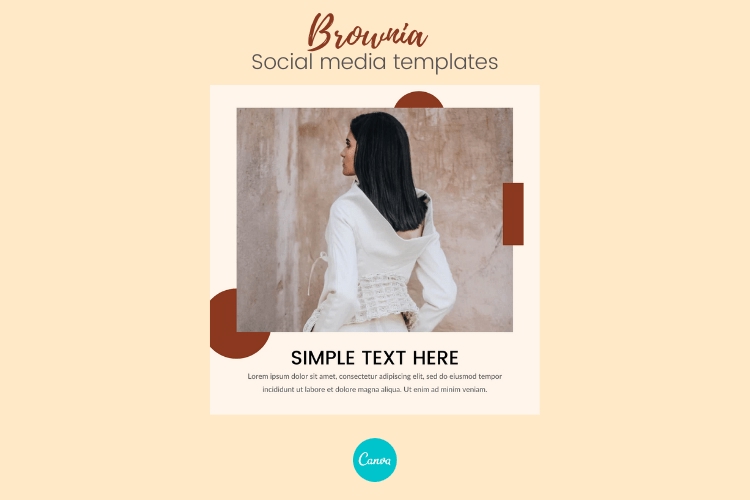 فایل قالب‌های رسانه‌های اجتماعی Brownia - Brownia – Social Media Templates