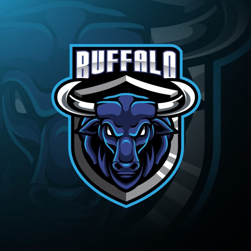 فایل لوگو طلسم بوفالو - Buffalo Mascot Logo