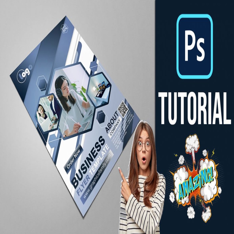 فایل طراحی بروشور تجاری - Business Flyer Design