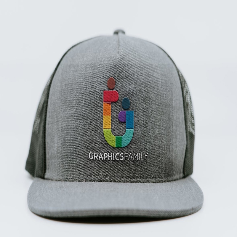 فایل ماکت نمای جلویی کلاه - Cap Front View Mockup