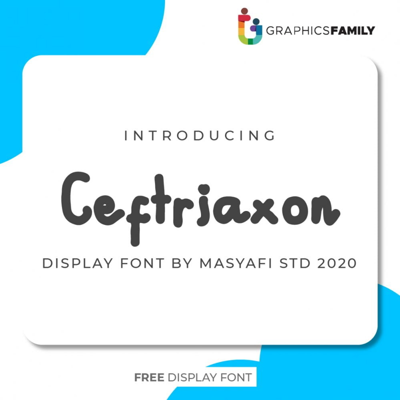 فایل فونت سفتریاکسون - Ceftriaxon Font