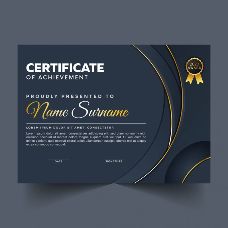 Certificate of Merit  Template - Certificate of Merit  Template