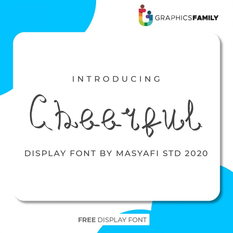 فایل فونت سال شاد - Cheerful Year Font