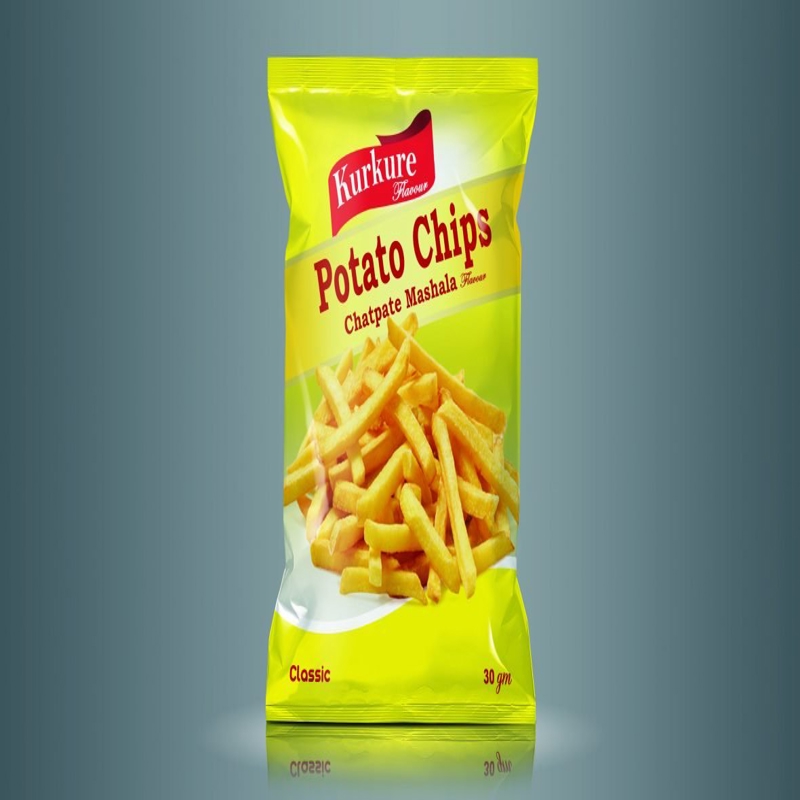 فایل الگوی طراحی بسته چیپس - Chips Package Design Template