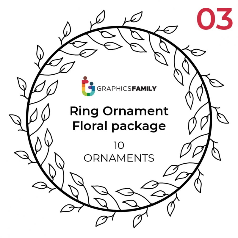 فایل بسته وکتورهای تزئینات دایره‌ای - Circular Ornaments Vectors Pack