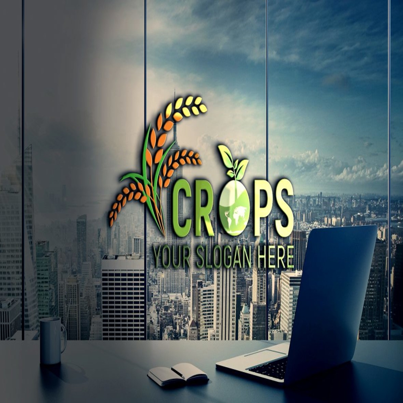 فایل قالب لوگوی کشاورزی مزرعه پاک - Clean Farm Agriculture Logo Template