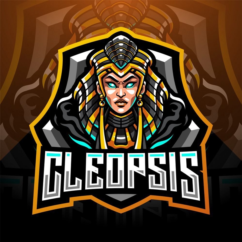 فایل لوگوی طلسم بازی کلئوپسیس - Cleopsis Gaming Mascot Logo