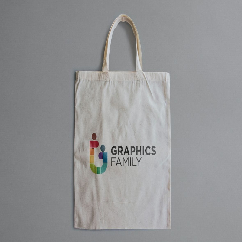 فایل موکاپ لوگو کیف پارچه‌ای - Cloth Bag Logo Mockup