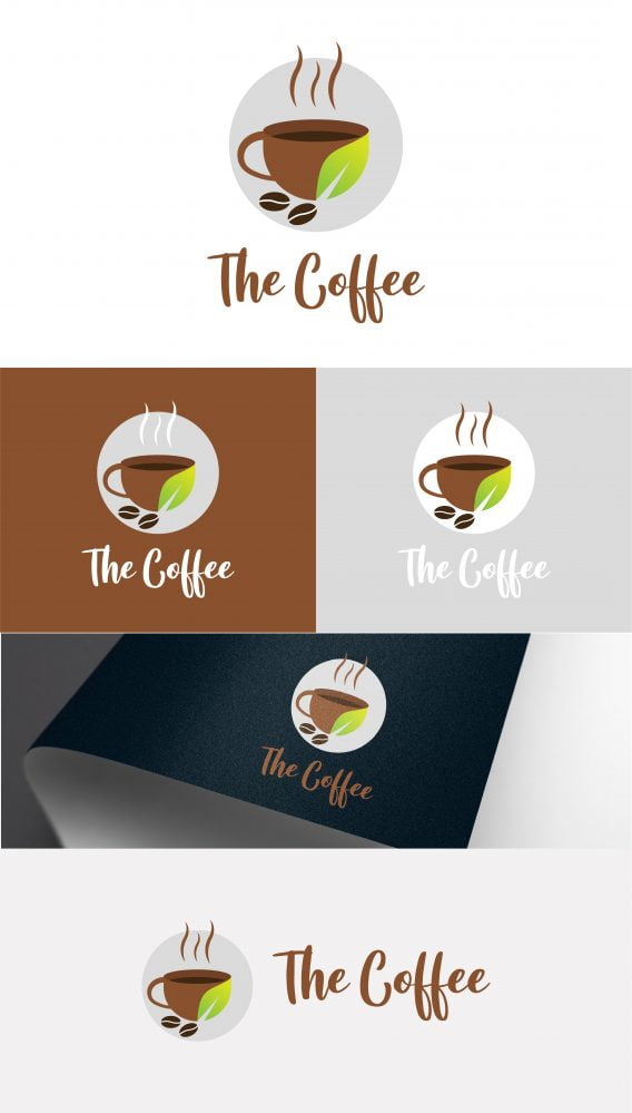 فایل طراحی لوگو کافه - Coffee logo Design