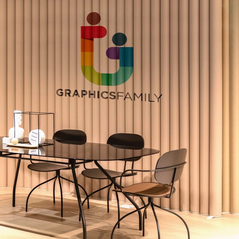 فایل موکاپ لوگو میز قهوه - Coffee Table Logo Mockup