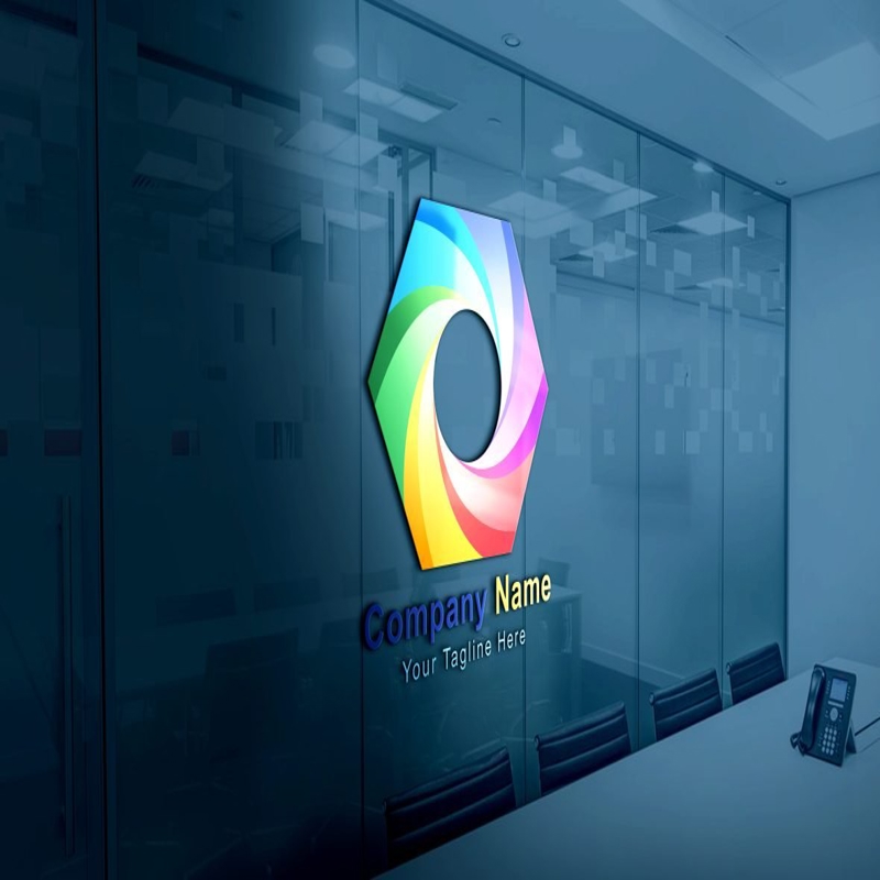 فایل الگوی لوگوی هگز رنگی - Color Hex Logo Template