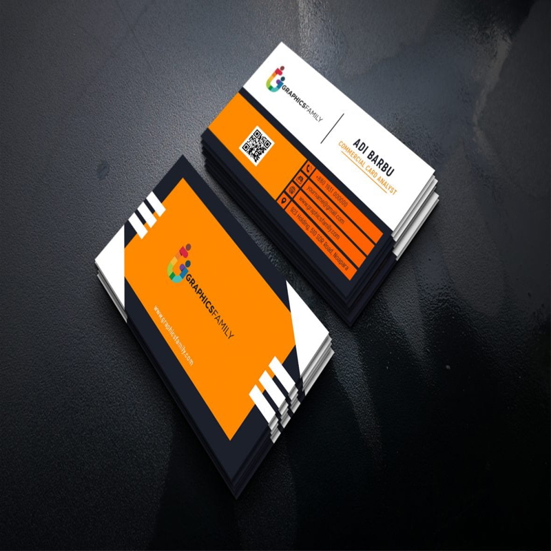 فایل تحلیلگر کارت بازرگانی، طراحی کارت ویزیت - Commercial Card Analyst Business Card Design