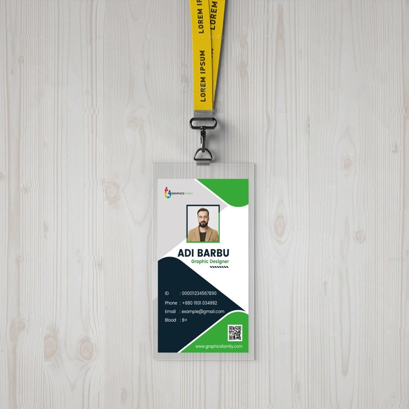 فایل الگوی طراحی کارت شناسایی کنفرانس - Conference Id-Card Design Template