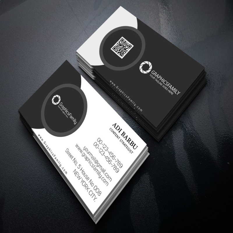 فایل الگوی کارت ویزیت استراتژیست محتوا - Content Strategist Business Card Template