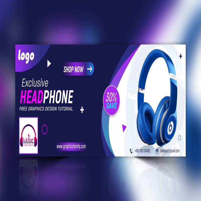 فایل طراحی قالب کاور فیسبوک Cool Gadgets - Cool Gadgets Facebook Cover Template Design