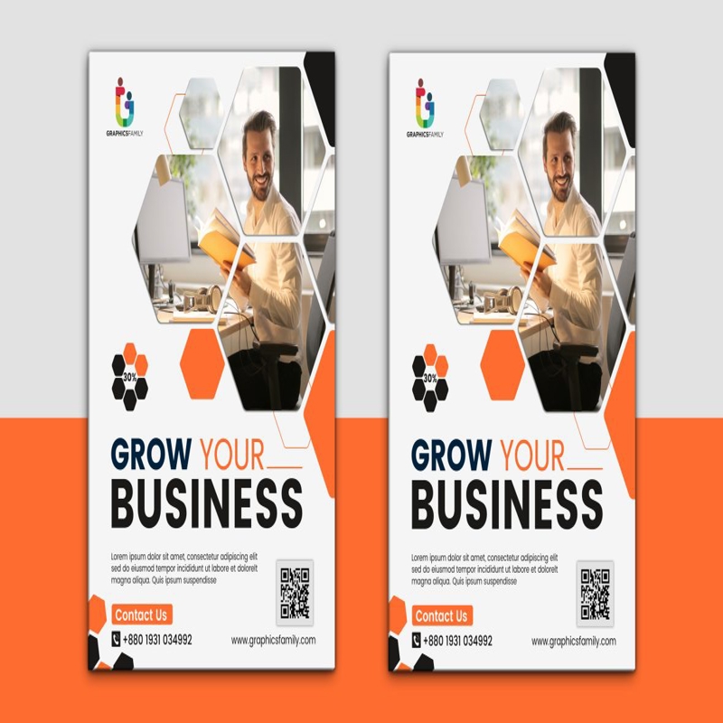 فایل طراحی بروشور تجاری شرکتی - Corporate Business Flyer Design