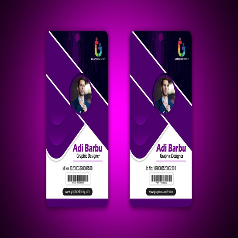 فایل کارت شناسایی کارمند شرکت - Corporate Employee Id Card
