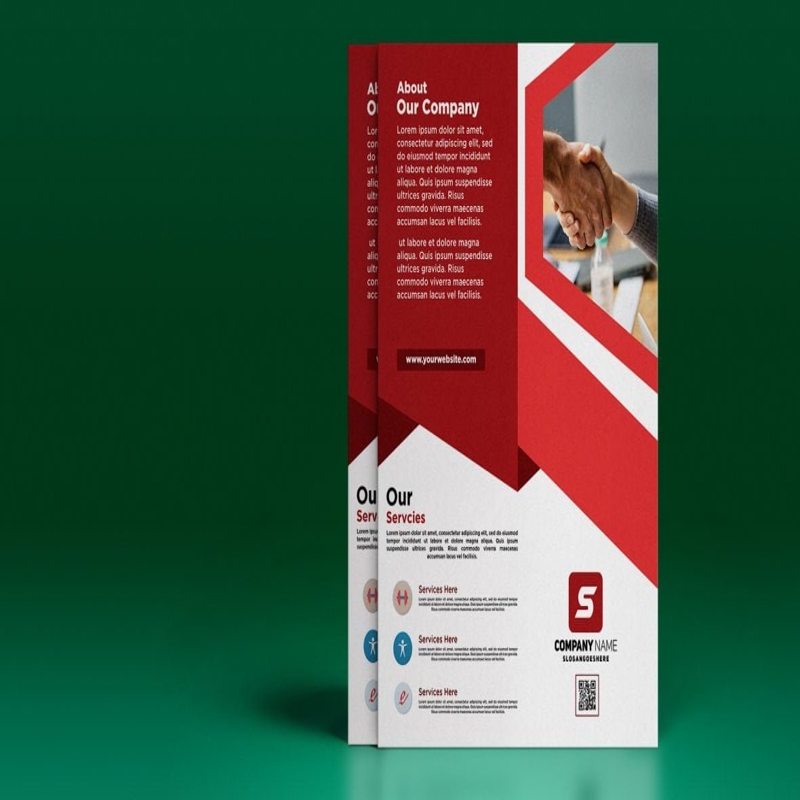 فایل طراحی بروشور شرکتی - Corporate Flyer Design