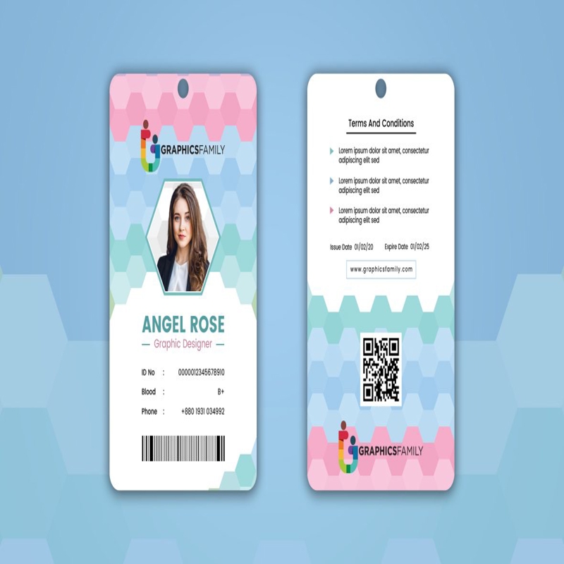 فایل الگوی طراحی کارت شناسایی شرکتی - Corporate Identification Card Design Template