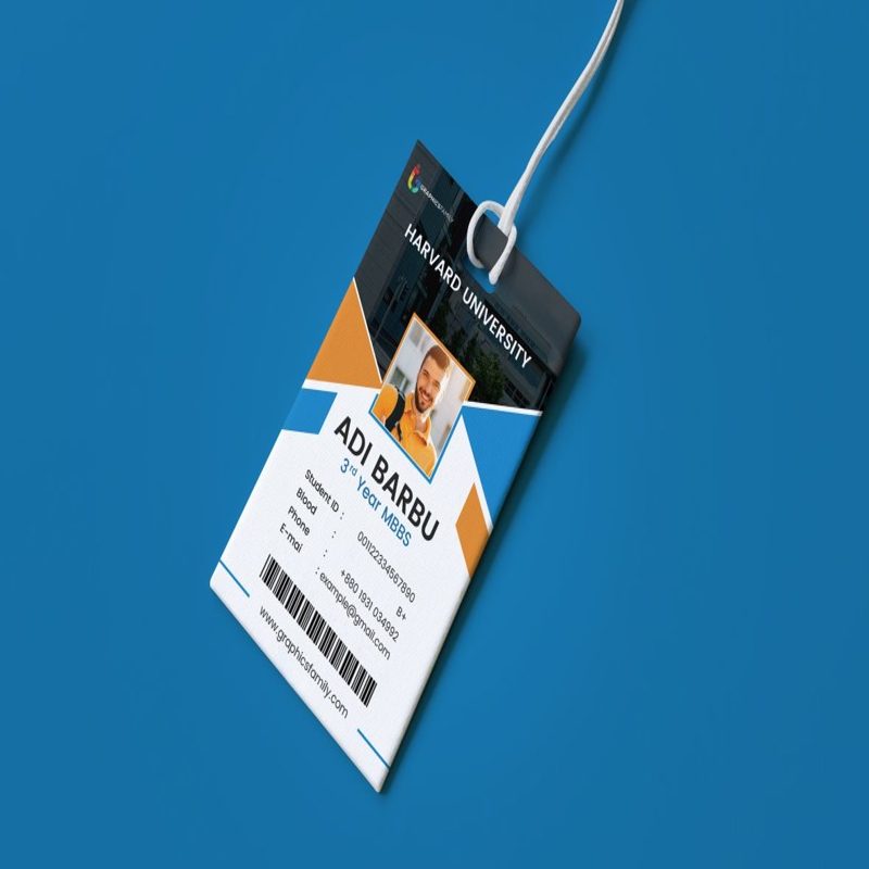 فایل الگوی کارت شناسایی دانشگاه شرکتی - Corporate University Id Card Template