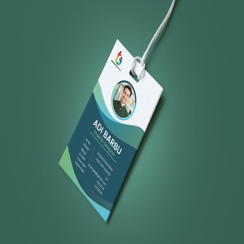 فایل الگوی کارت شناسایی شرکتی خلاق - Creative Corporate Id Card Template