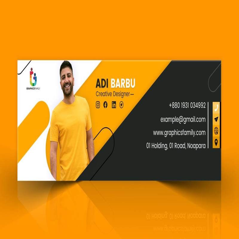 فایل طراحی امضای ایمیل خلاقانه - Creative Email Signature Design