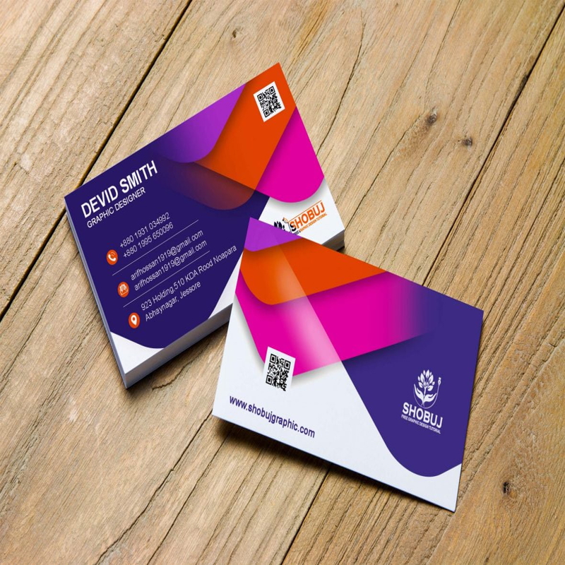 فایل کارت ویزیت استودیوی طراح گرافیک خلاق - Creative Graphic Designer Studio Business Card