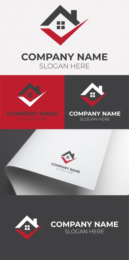 فایل وکتور لوگو املاک و مستغلات - Creative Real Estate Logo Vector