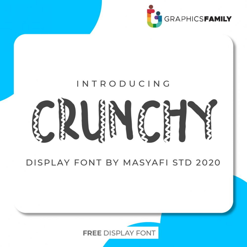 فایل فونت ترد - Crunchy Font