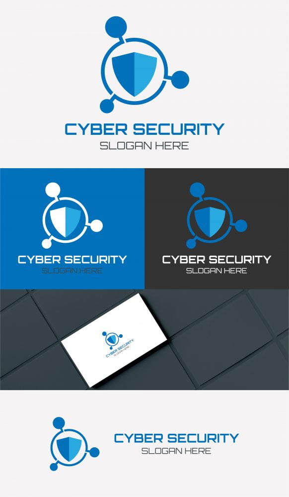 فایل لوگو امنیت سایبری - Cyber Security Logo