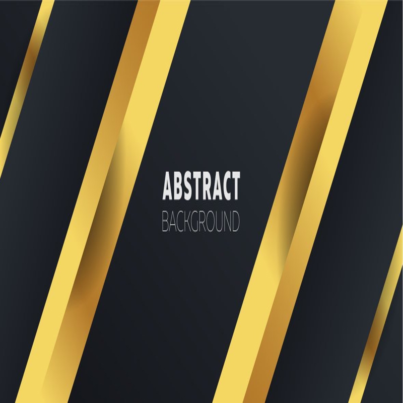 فایل پس زمینه تیره با خطوط طلایی وکتور - Dark Background with Golden Lines Vector