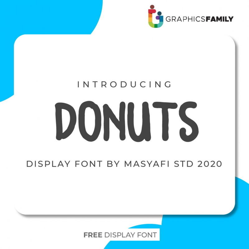 فایل فونت دونات - Donuts Font