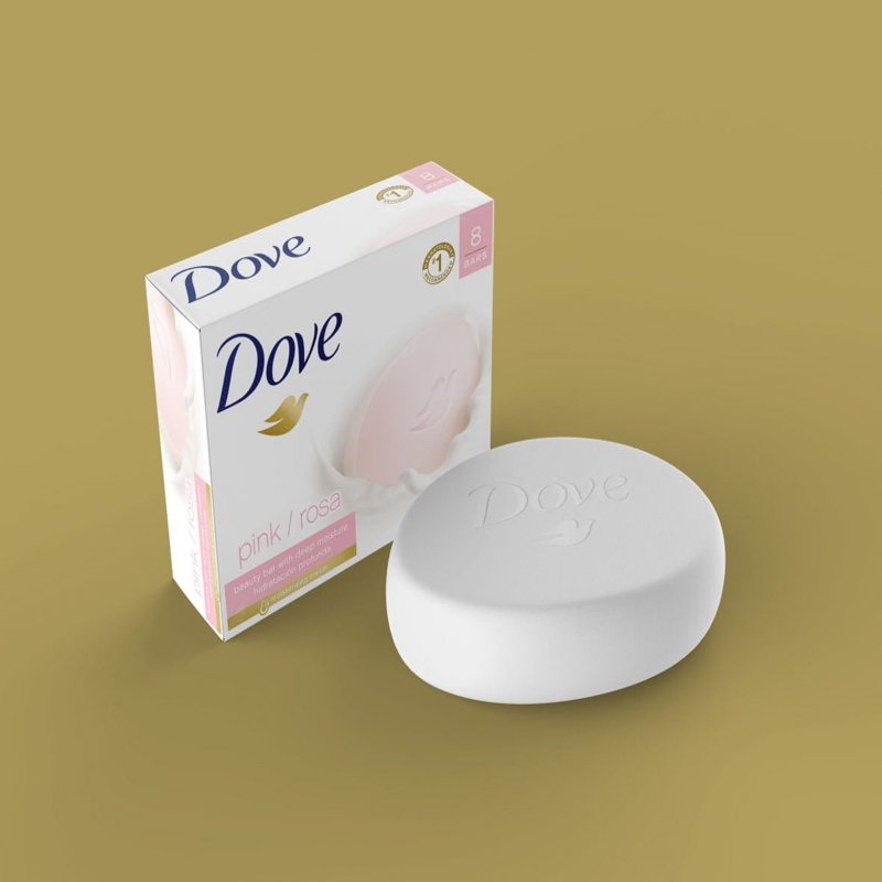 فایل ماکت برند صابون داو - Dove Soap Branding Mockup