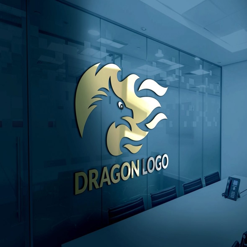 فایل طراحی لوگو اژدها - Dragon Logo Design