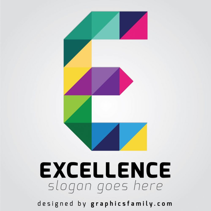فایل قالب لوگوی حرف E - E Letter Logo Template