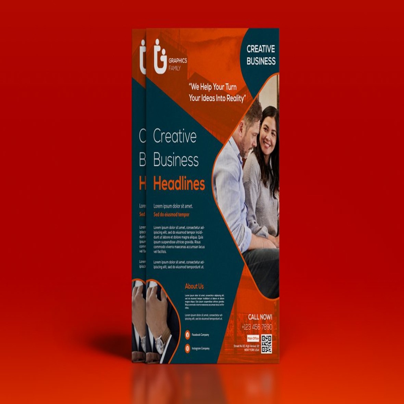 فایل طراحی آسان بروشور در فتوشاپ - Easy Flyer Design in Photoshop