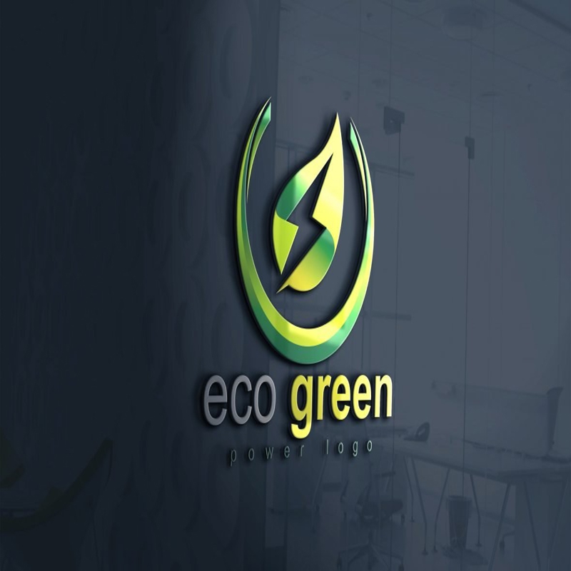 فایل طراحی لوگو شرکت اکو پاور - Eco Power Logo Design